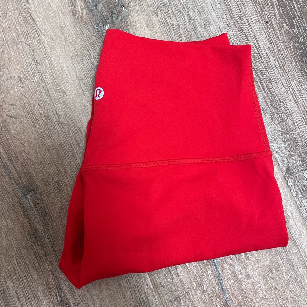 Lululemon Red Align Leggings NWOT